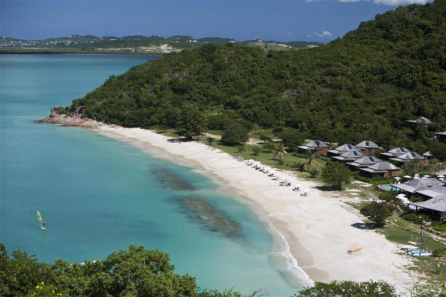 Hermitage Bay Hotel Resort Aerial