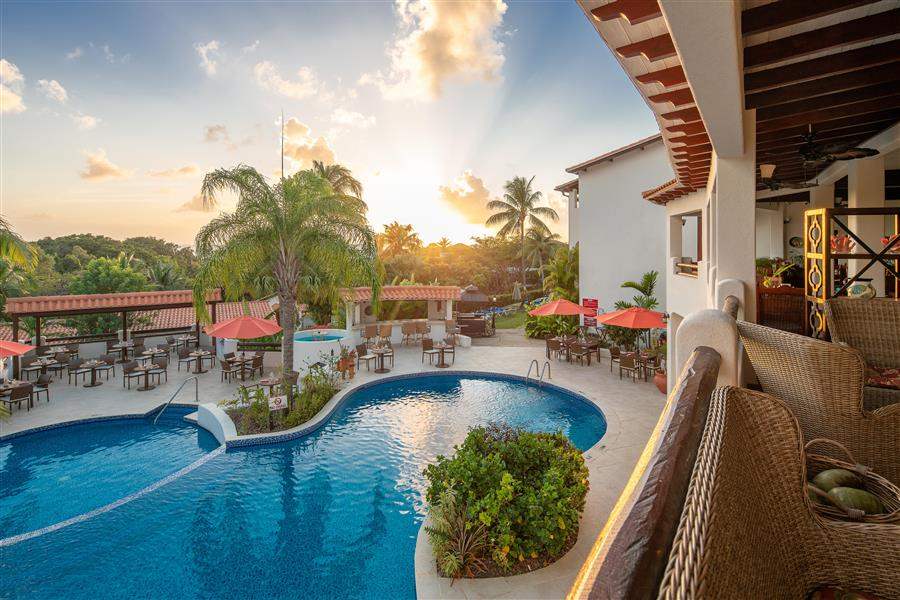 Poolside View